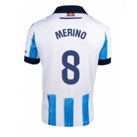 Real Sociedad Mikel Merino #8 Replica Home Shirt 2023-24 Short Sleeve